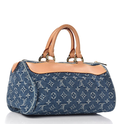 Louis Vuitton Monogram Denim Neo Speedy Blue 3 of 10
