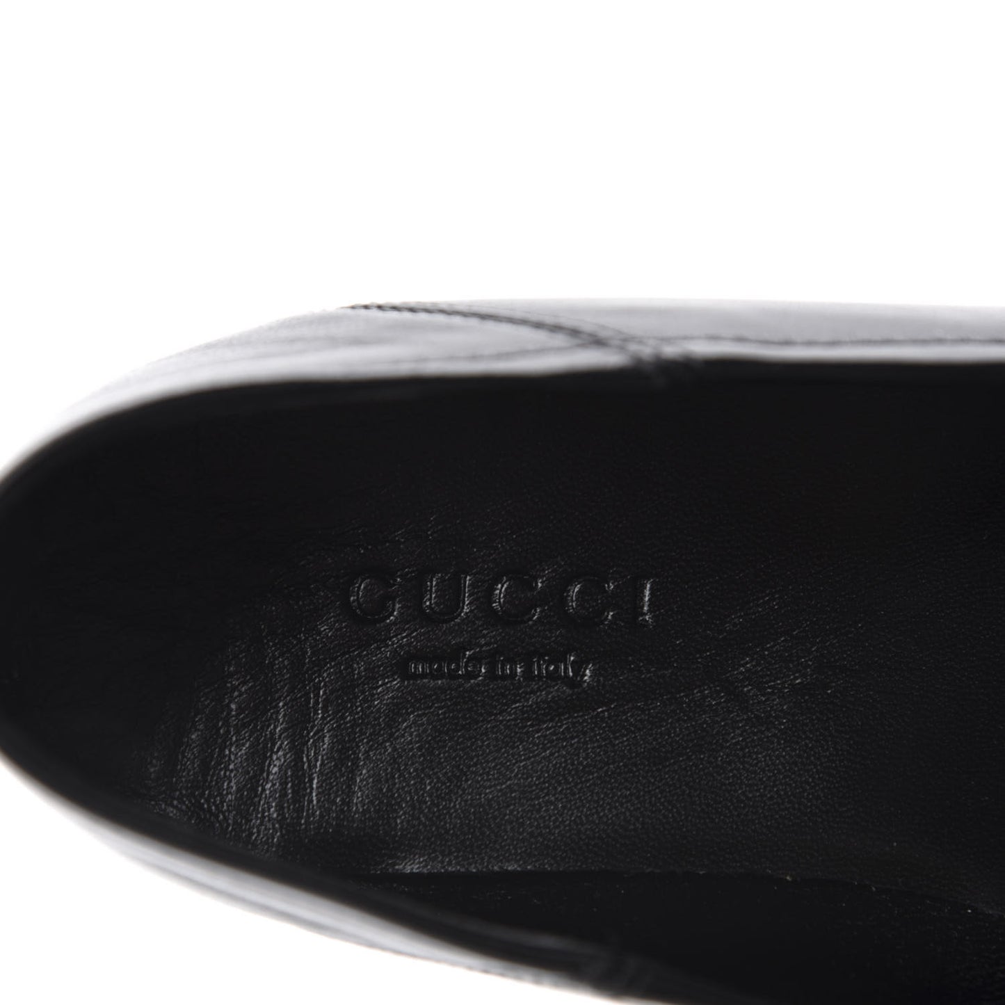 Lambskin Womens Brixton Horsebit Loafers 35.5 Black