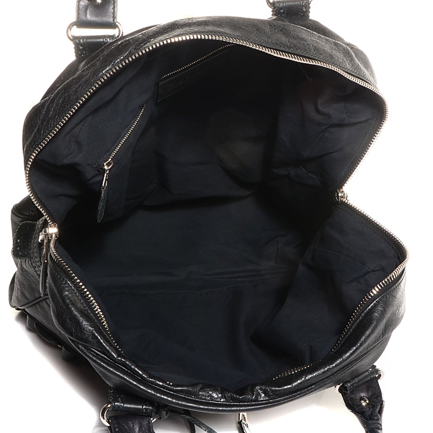 Agneau Giant Brogues Hardware Office Tote Black