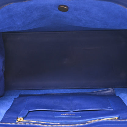 Saint Laurent Calfskin Small Classic Y Cabas Navy 5 of 19