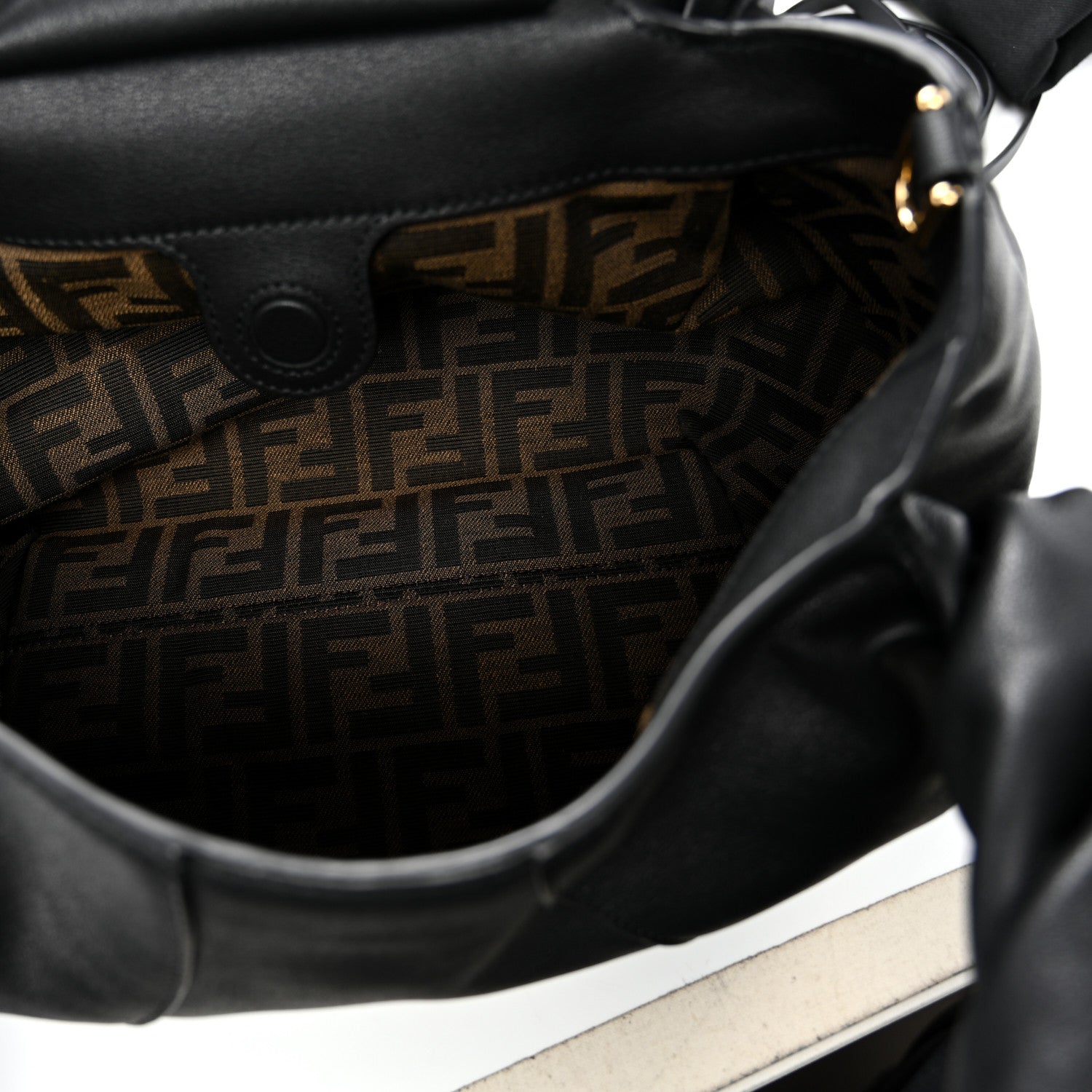 Fendi Calfskin Small Spy Black 5 of 9