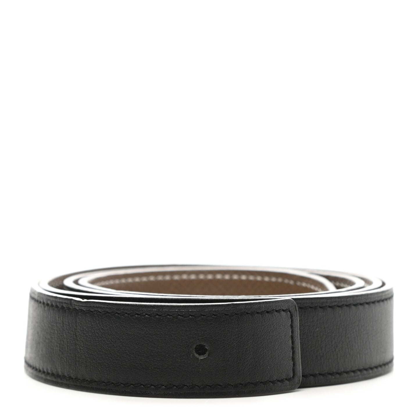 Swift Epsom 24mm Belt Strap 95 Black Etoupe