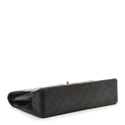 Chanel Lambskin Quilted Medium Double Flap Bag Black 4 of 11