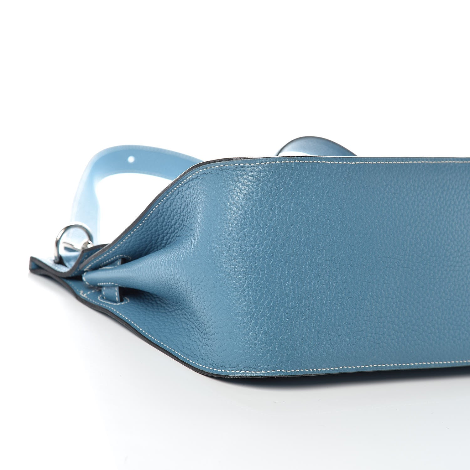 Hermes Taurillon Clemence Jypsiere 28 Blue Jean 9 of 12