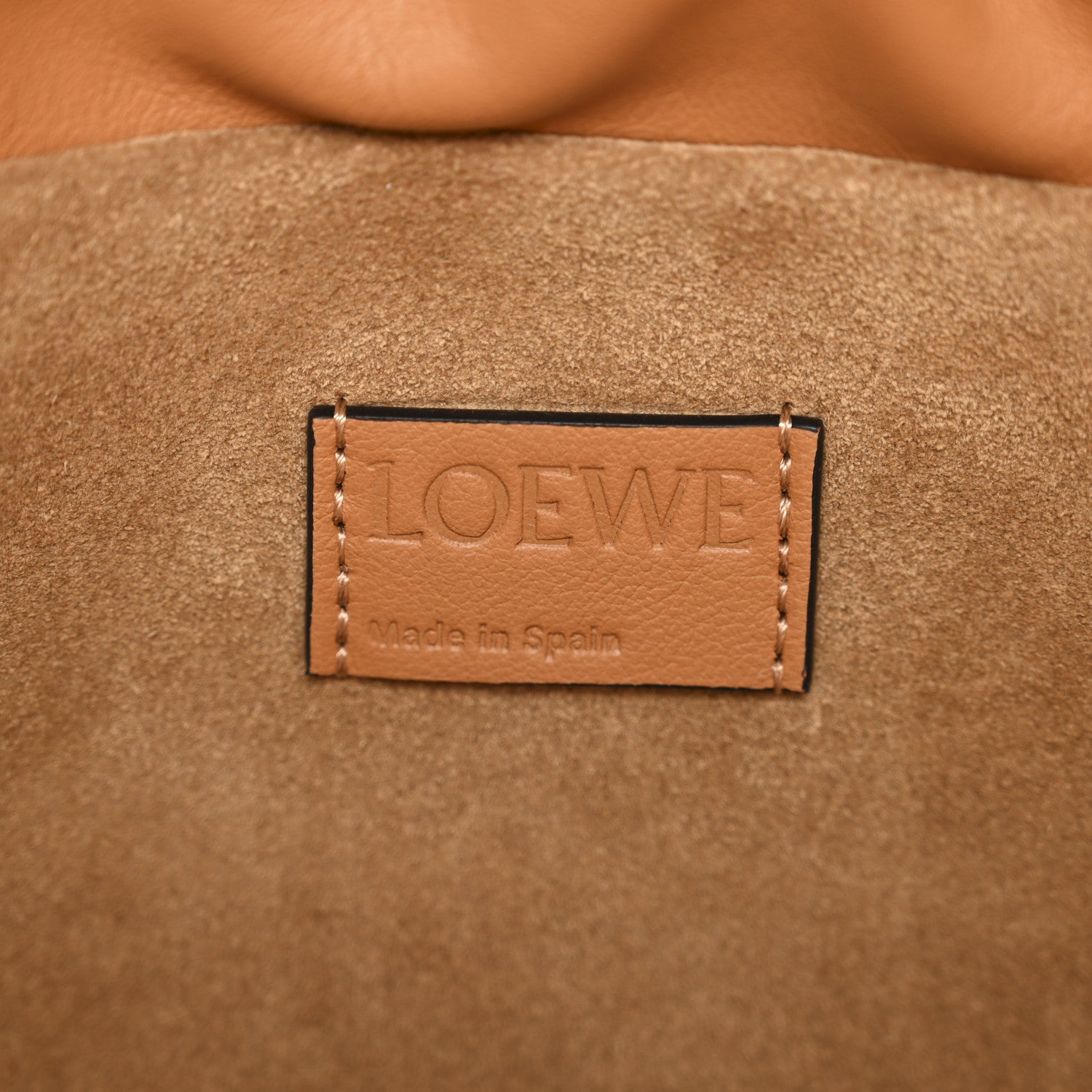 Loewe Nappa Flamenco Knot Clutch Warm Desert 6 of 10