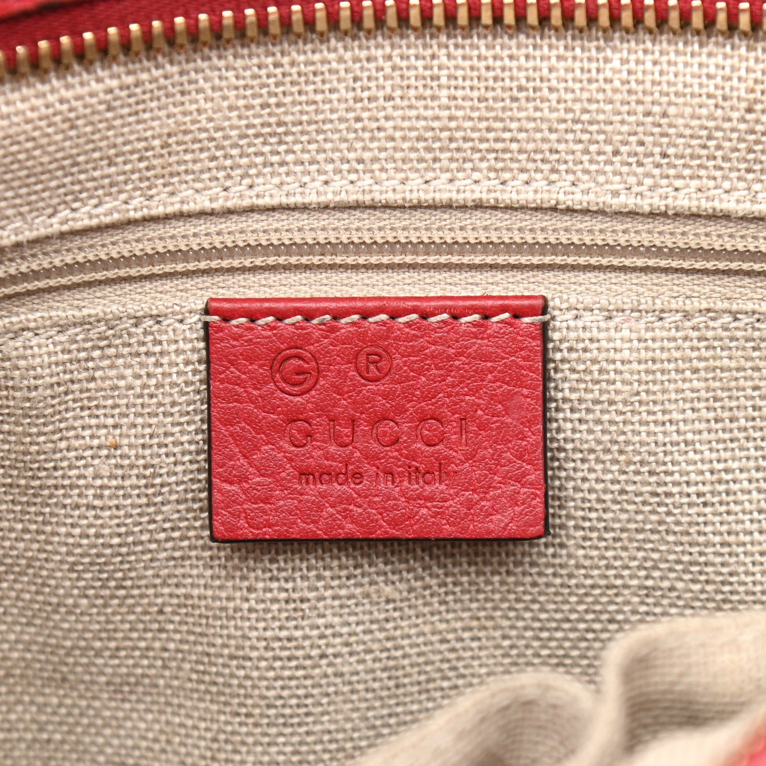 Gucci Monogram Small Bree Tote Red 6 of 10