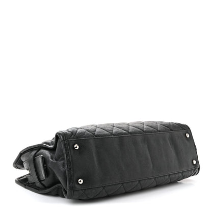 Chanel Caviar Quilted French Riviera Tote Black 4 of 13
