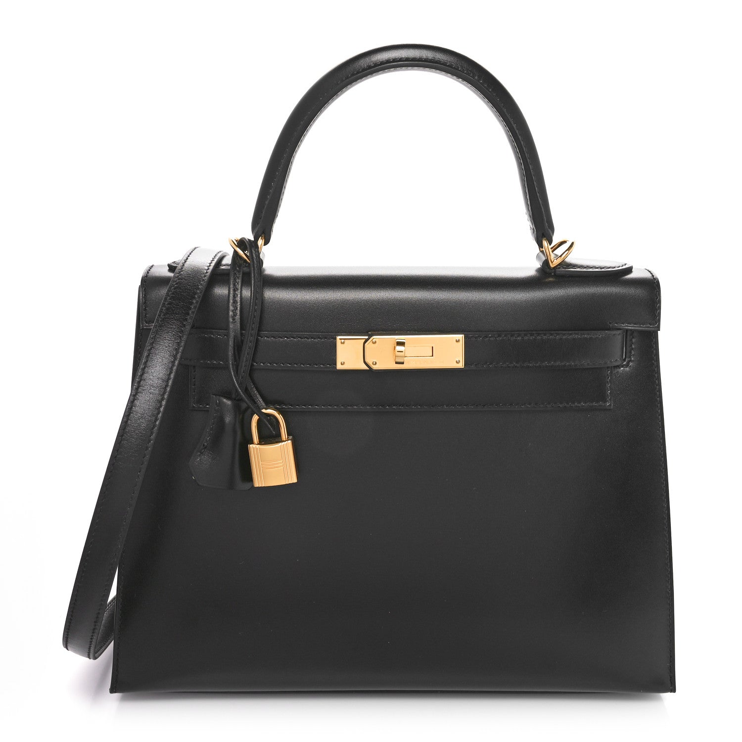 Hermes Box Kelly Sellier 28 Black 1 of 11