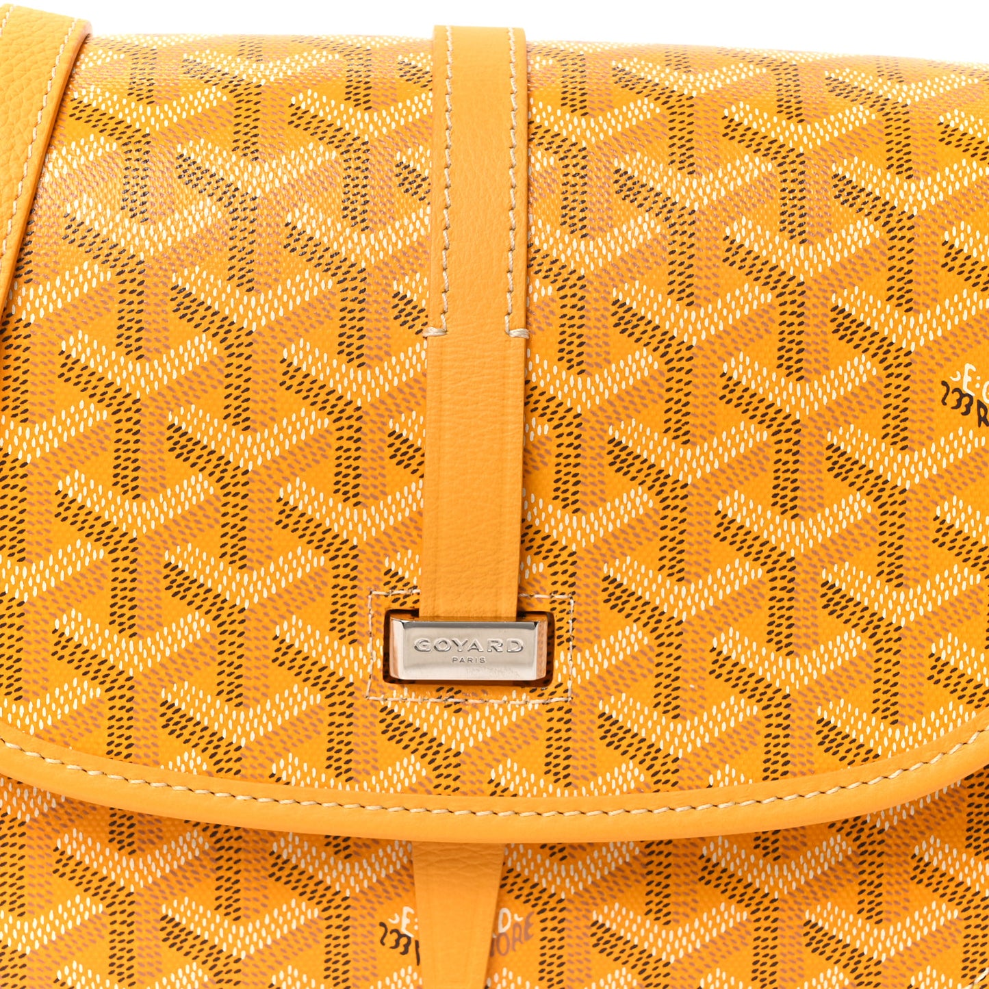 Goyardine Belvedere II PM Messenger Bag Yellow