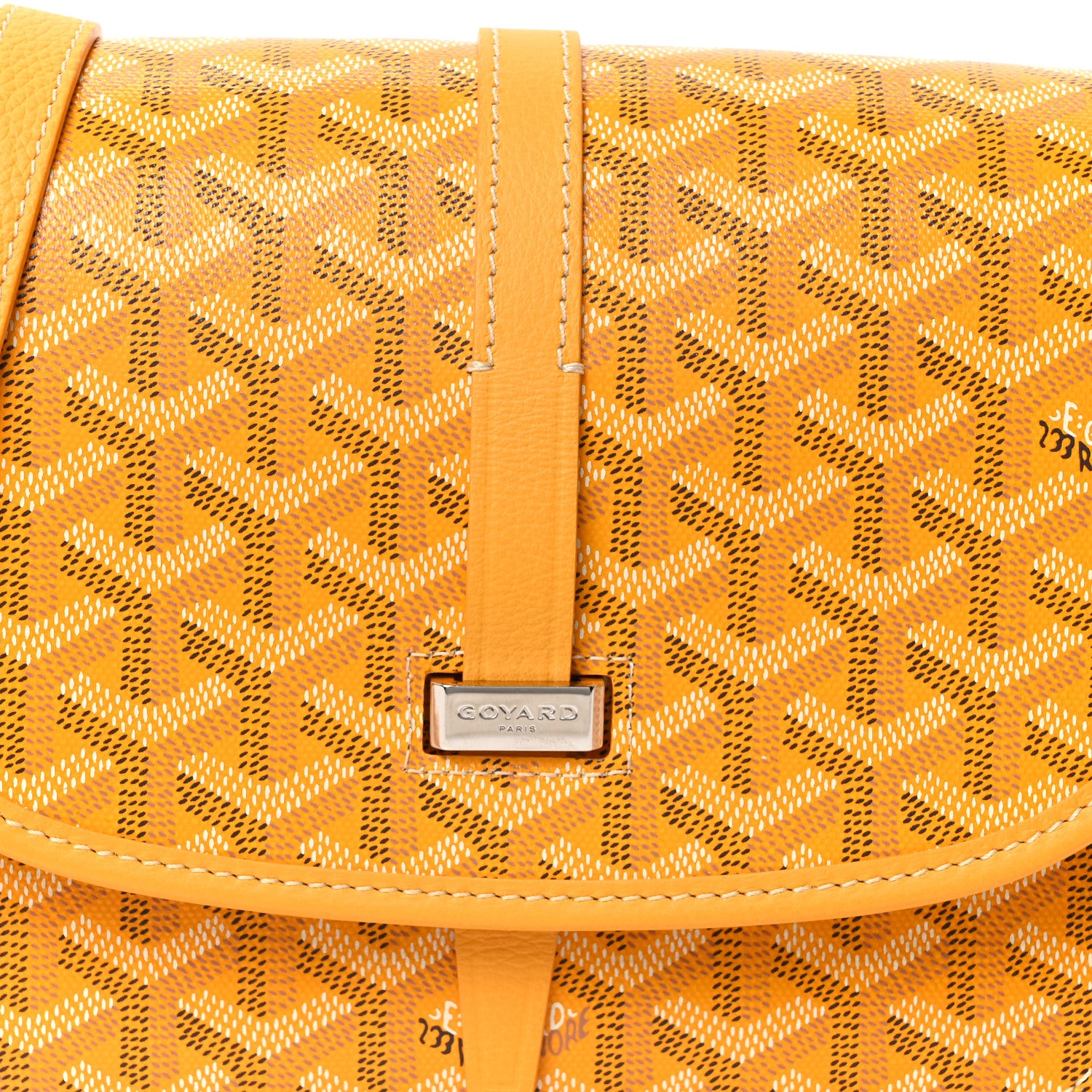 Goyard Goyardine Belvedere II PM Messenger Bag Yellow 7 of 9