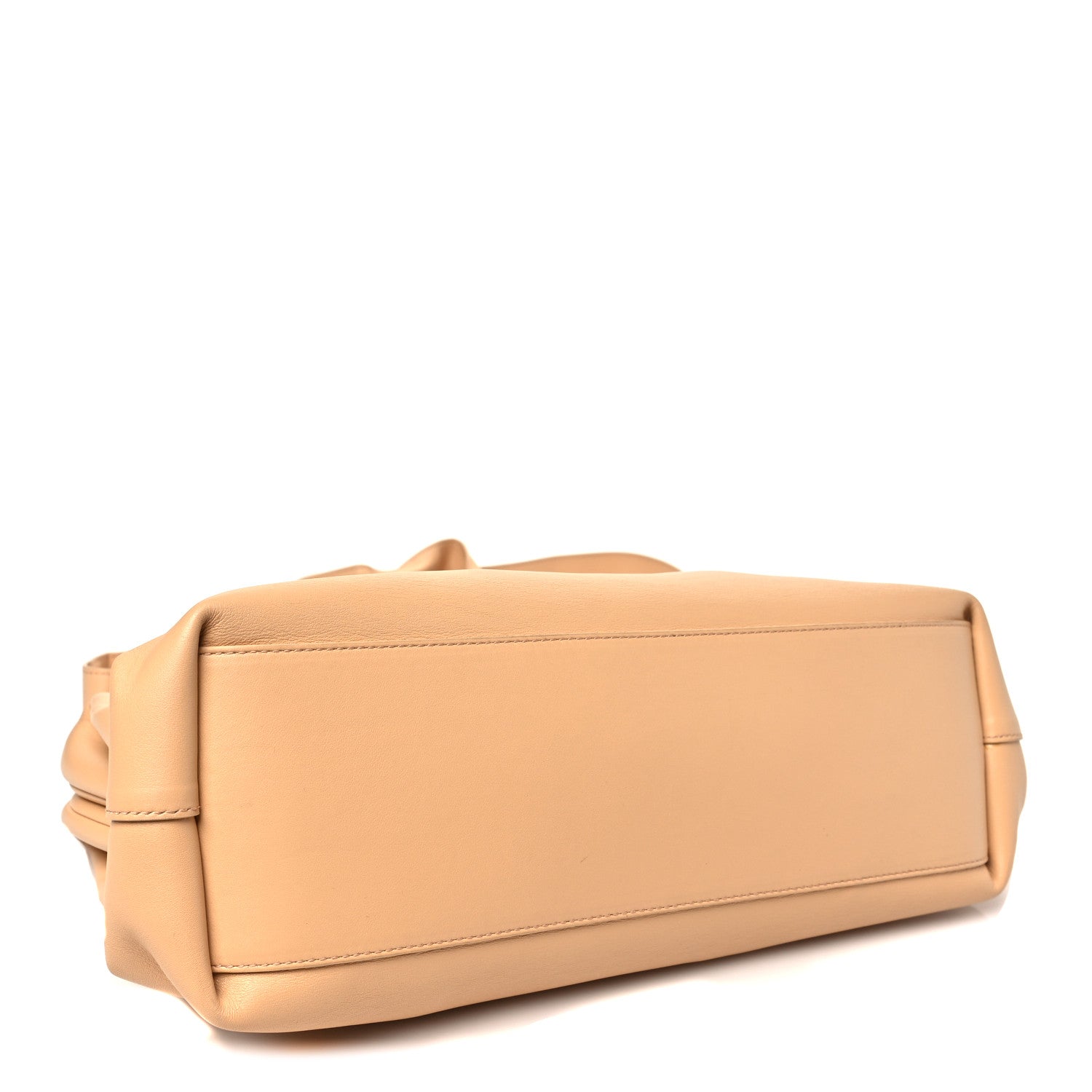 Bottega Veneta Calfskin Medium The Point Triangle Bag Almond 4 of 9