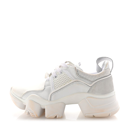 Givenchy Neoprene Suede Mesh Baisse Jaw Low Sneakers 37 White 1 of 12