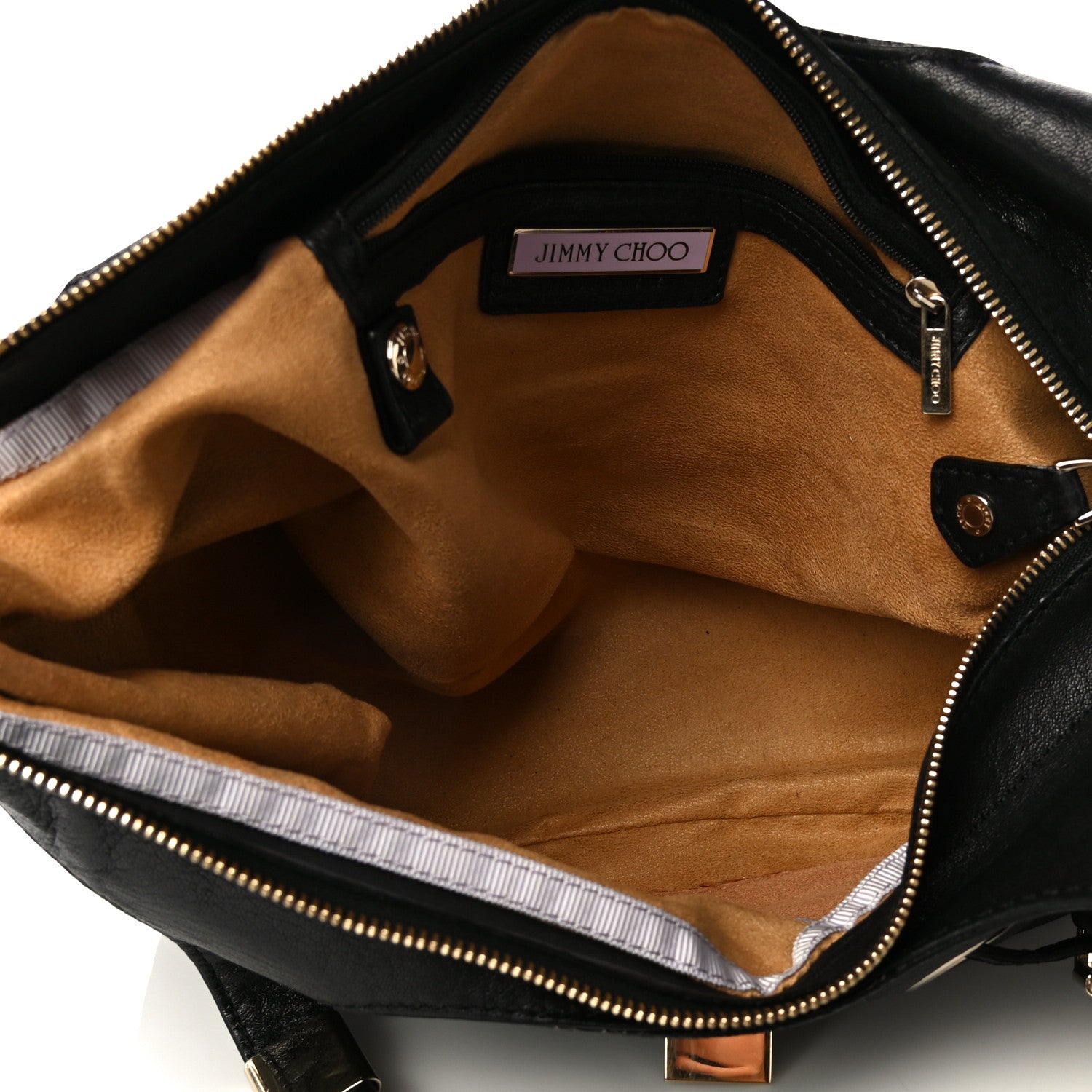 Jimmy Choo Calfskin Small Ramona Black 6 of 12