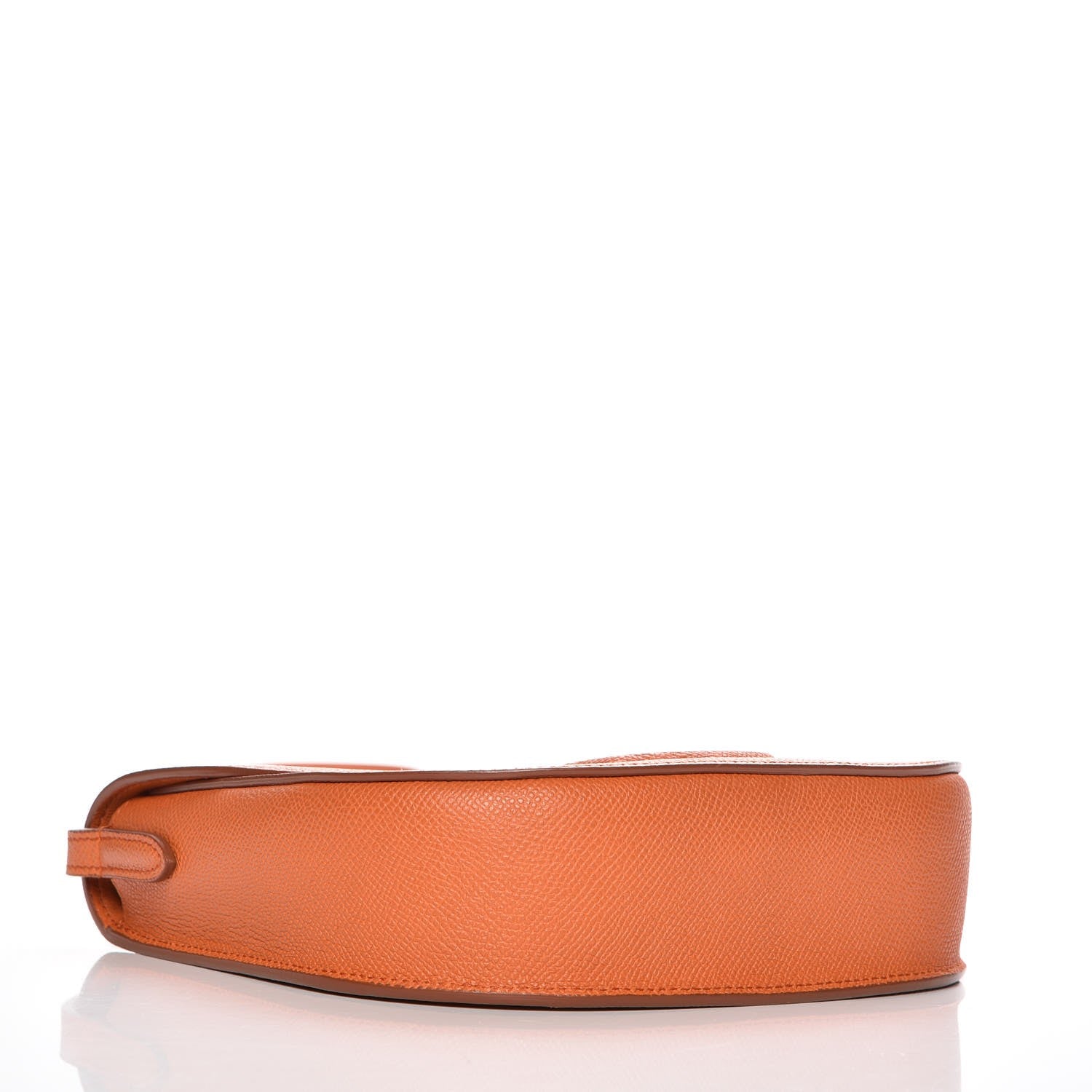 Celine Baby Grained Calfskin Small Trotteur Light Orange 4 of 9