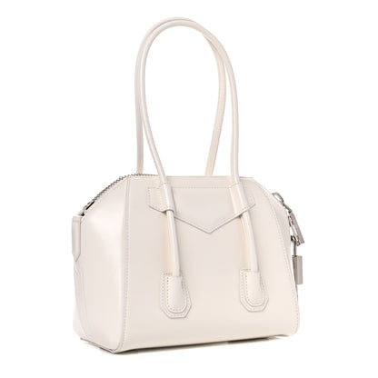 Givenchy Box Calfskin Mini Lock Antigona Shoulder Bag White 3 of 21