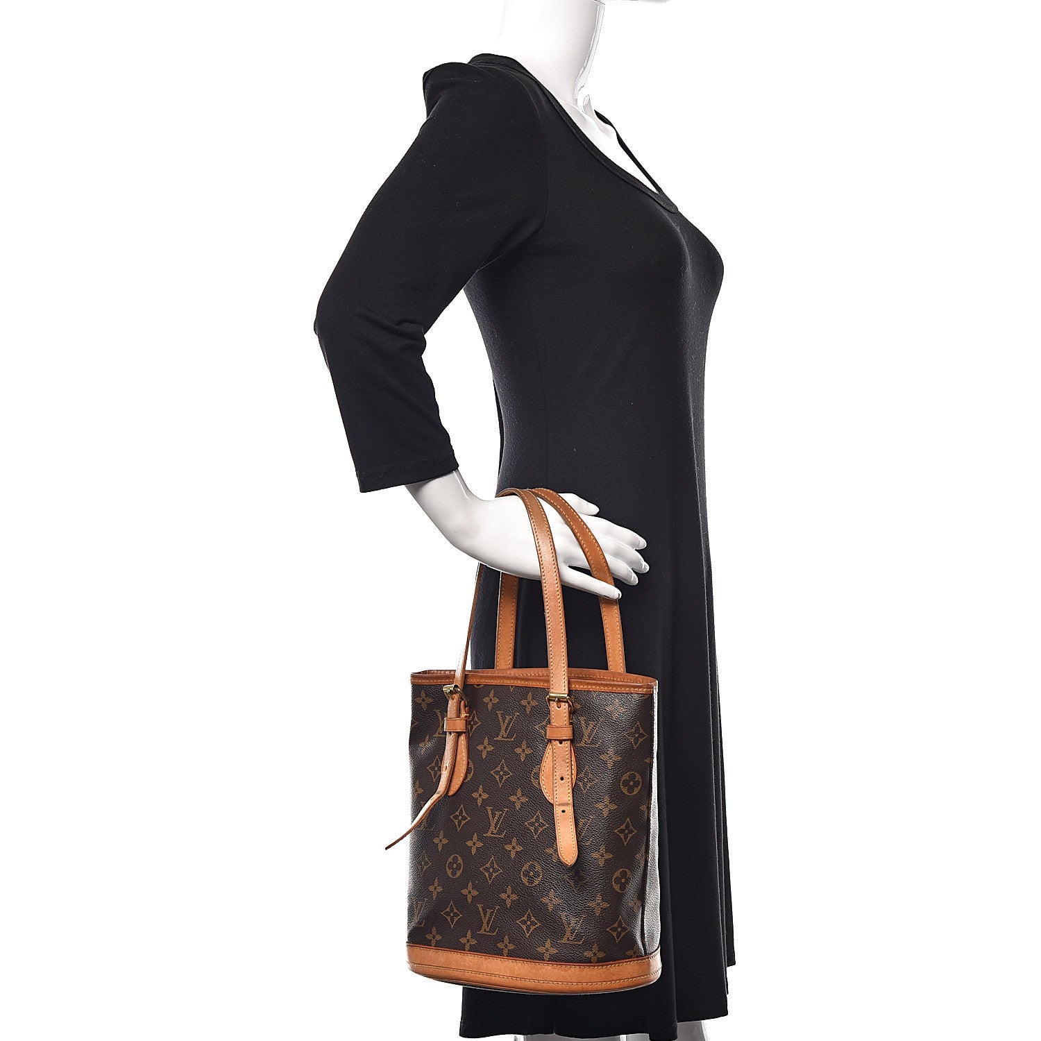Louis Vuitton Monogram Petit Bucket 23 2 of 20