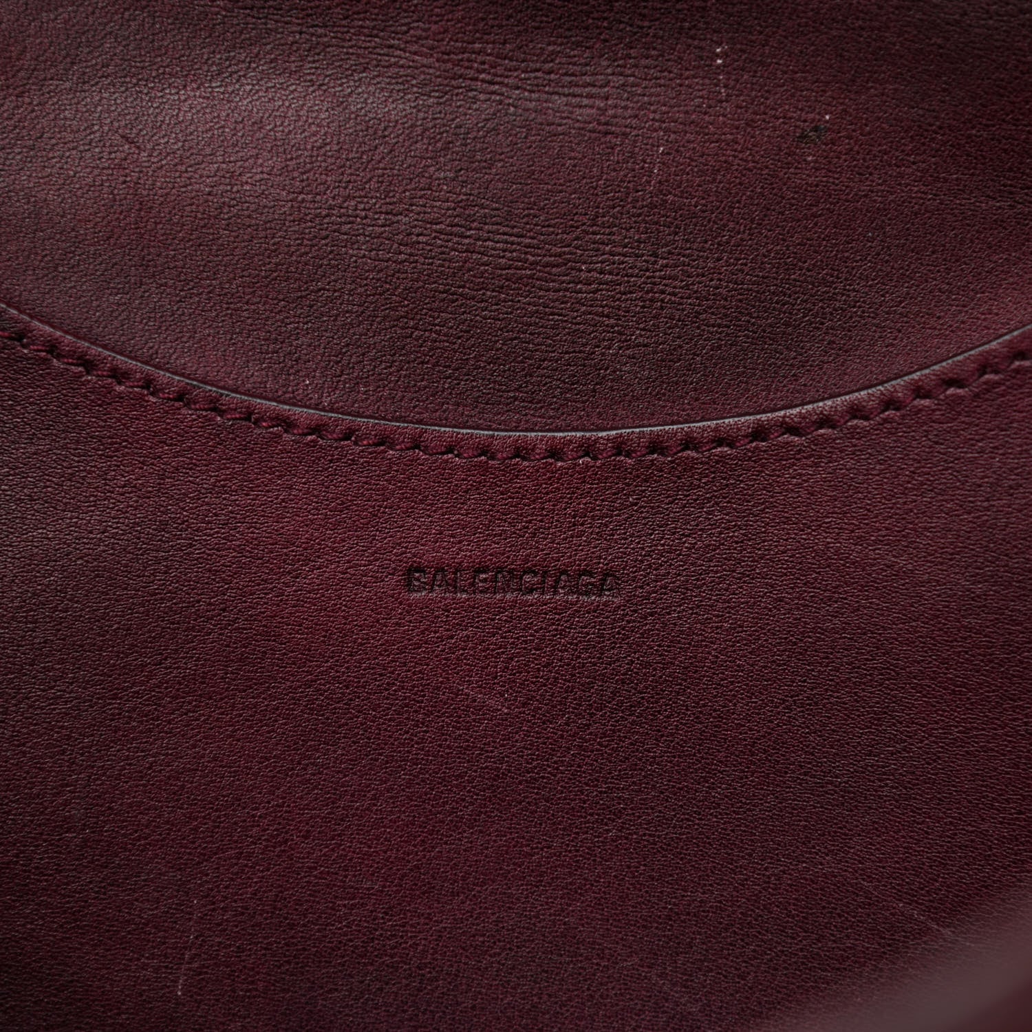 Balenciaga Used Calfskin Rust Hardware Neo Classic City Burgundy 6 of 12