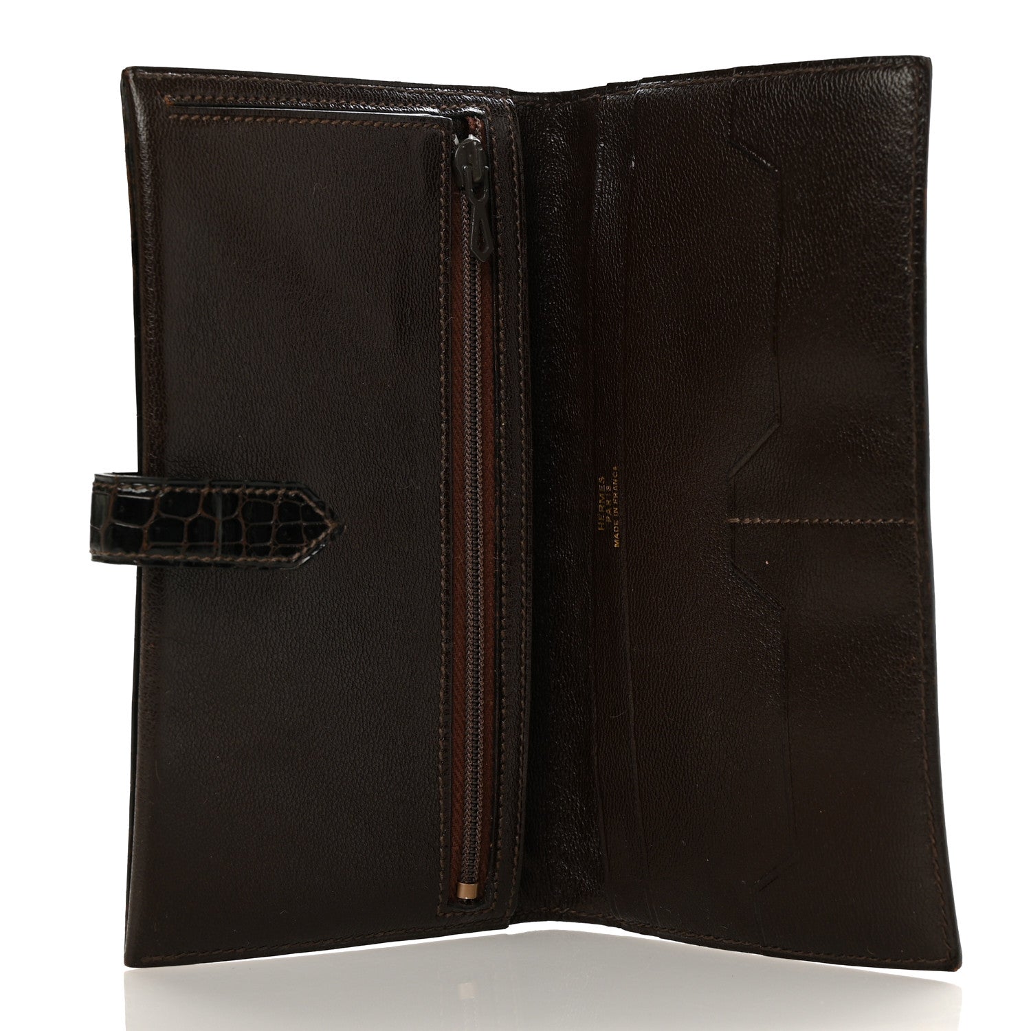 Hermes Shiny Alligator Bearn Wallet Ebene 5 of 8