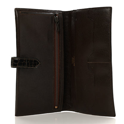 Hermes Shiny Alligator Bearn Wallet Ebene 5 of 8
