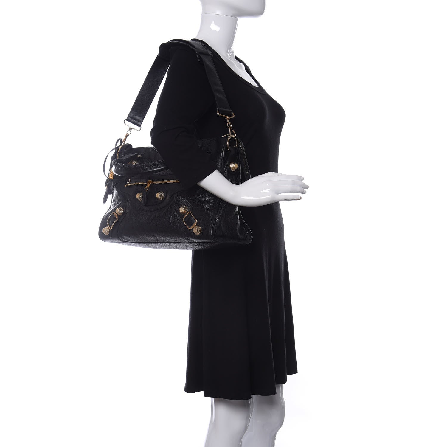 Balenciaga Agneau Giant 21 Gold Hardware City Black 2 of 10