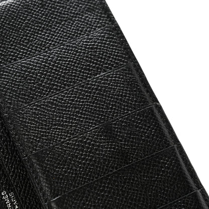 Hermes Epsom Bearn Gusset Wallet Black 8 of 17