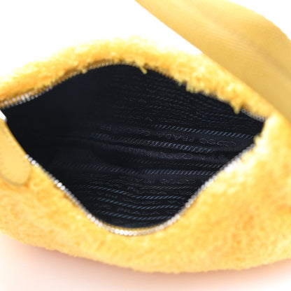 Prada Terry Cloth Mini Re-Edition 2000 Bag Giallo Black 5 of 9