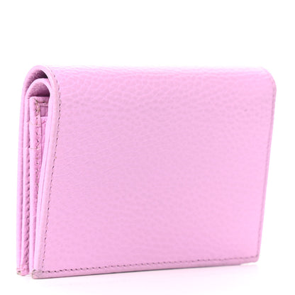Gucci Dollar Calfskin Bosco Card Case Wallet Malva 3 of 7