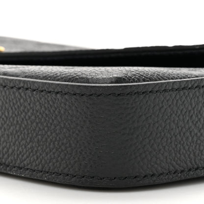 Louis Vuitton Empreinte Pochette Felicie Chain Wallet Black 11 of 14