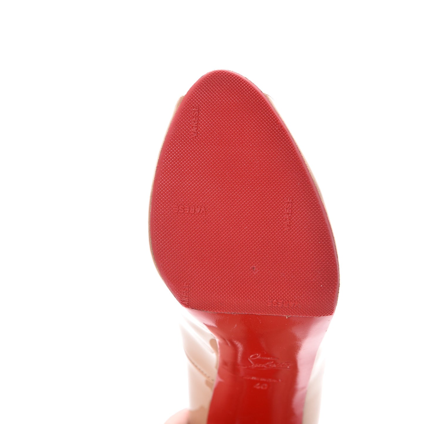 Patent New Very Prive 120 Pumps 40 Nude