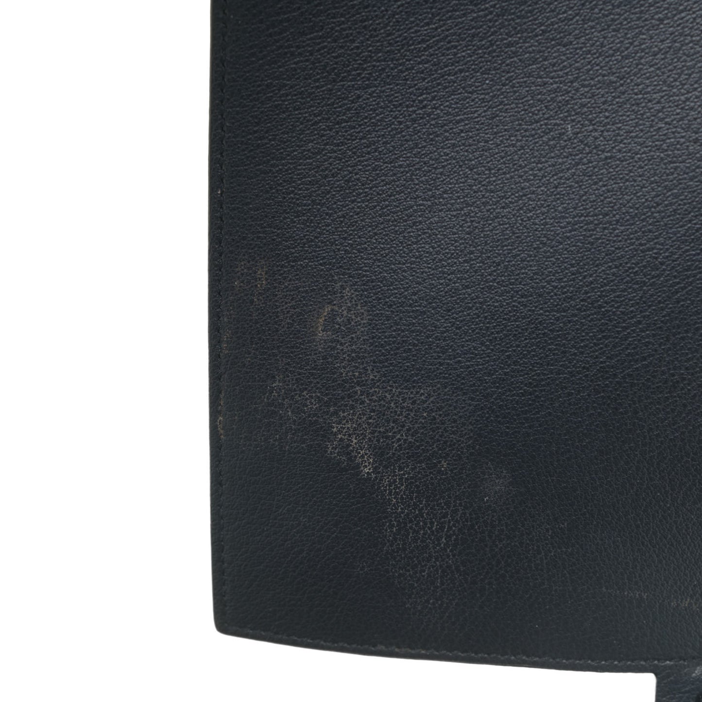 Calfskin Large Shopping Tote Navy Blue