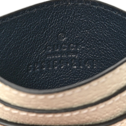 Gucci GG Supreme Monogram Textured Calfskin Web Ophidia Card Holder Beige Ebony Mystic White 6 of 7