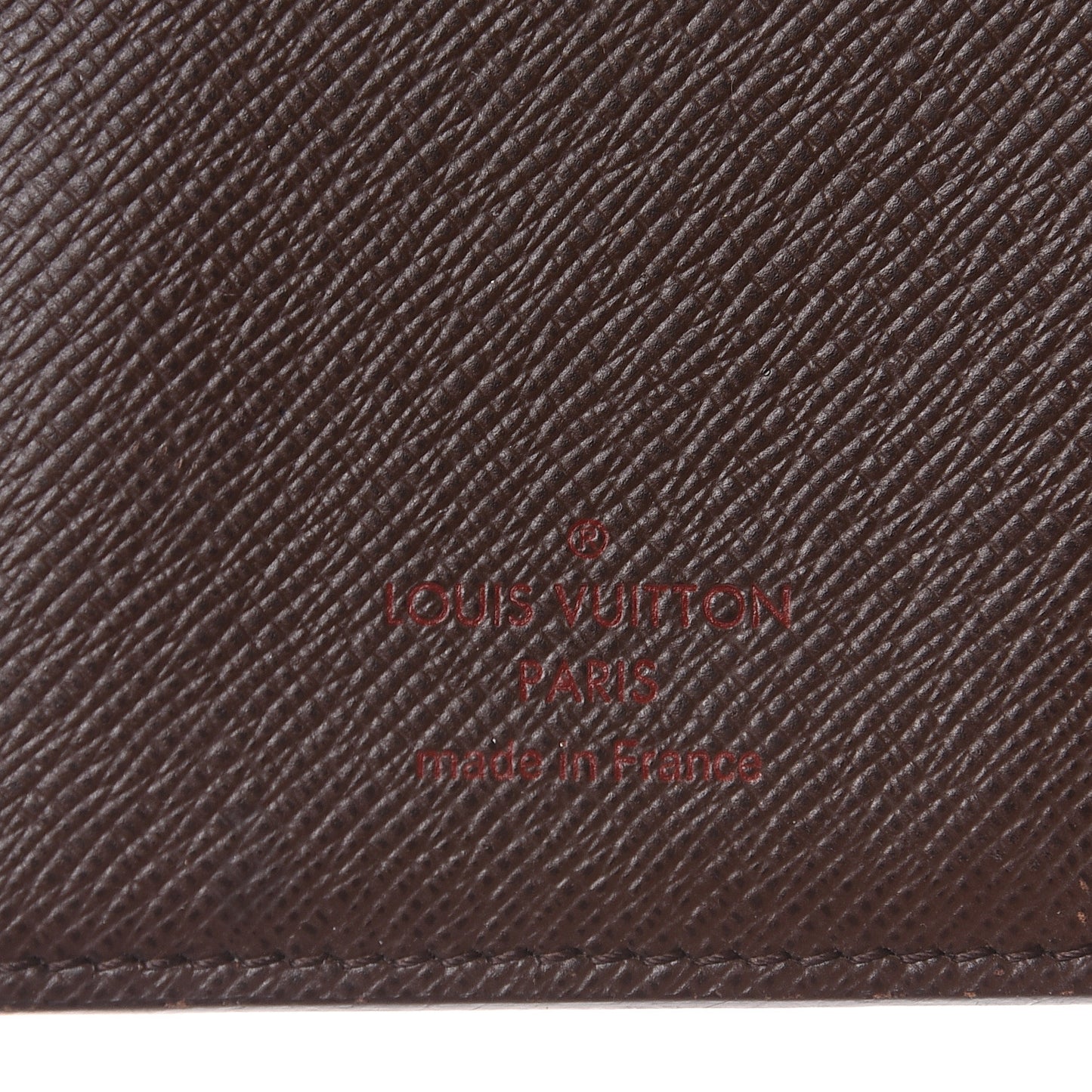 Damier Ebene Porte Valeurs Organizer Wallet