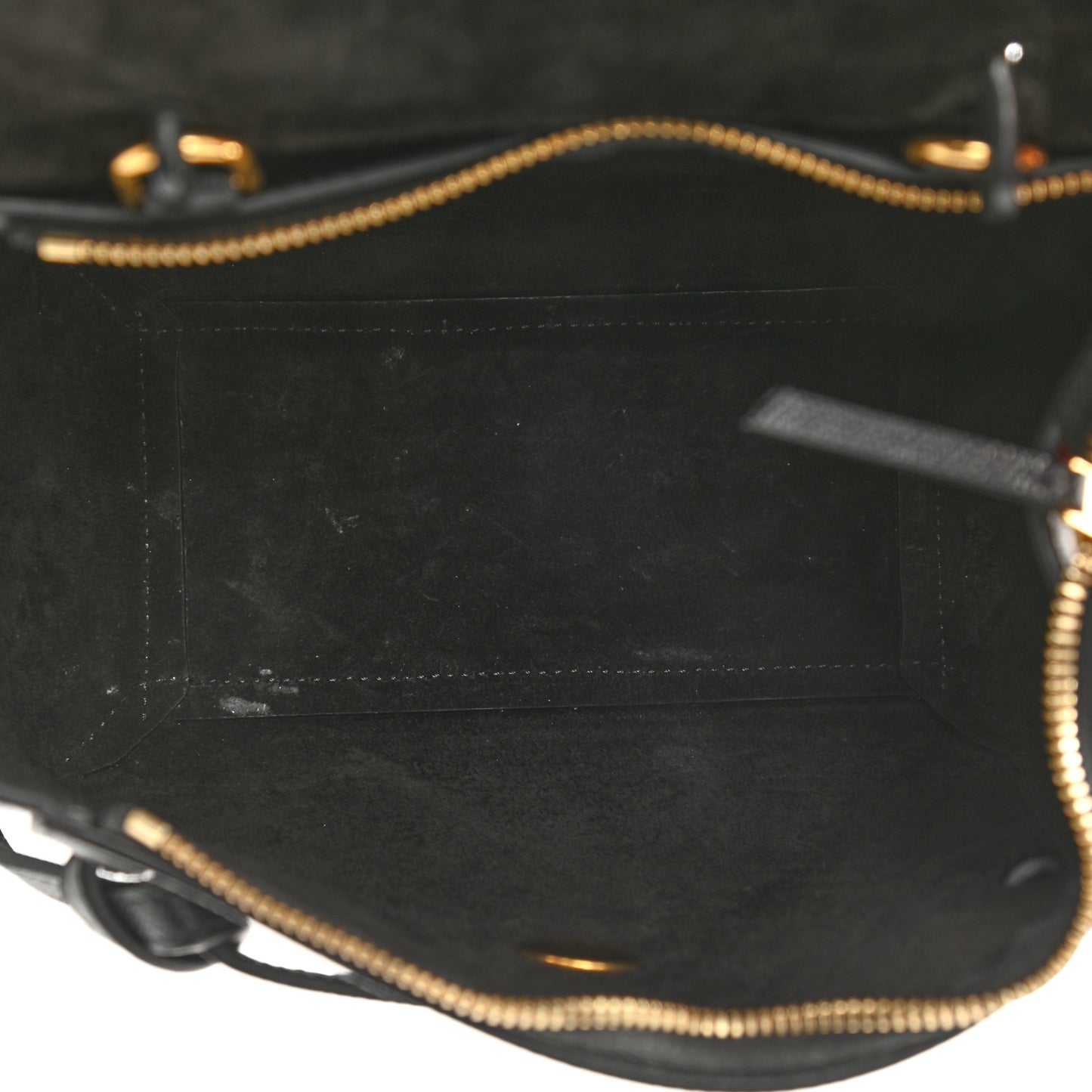 Grained Calfskin Nano Belt Bag Black