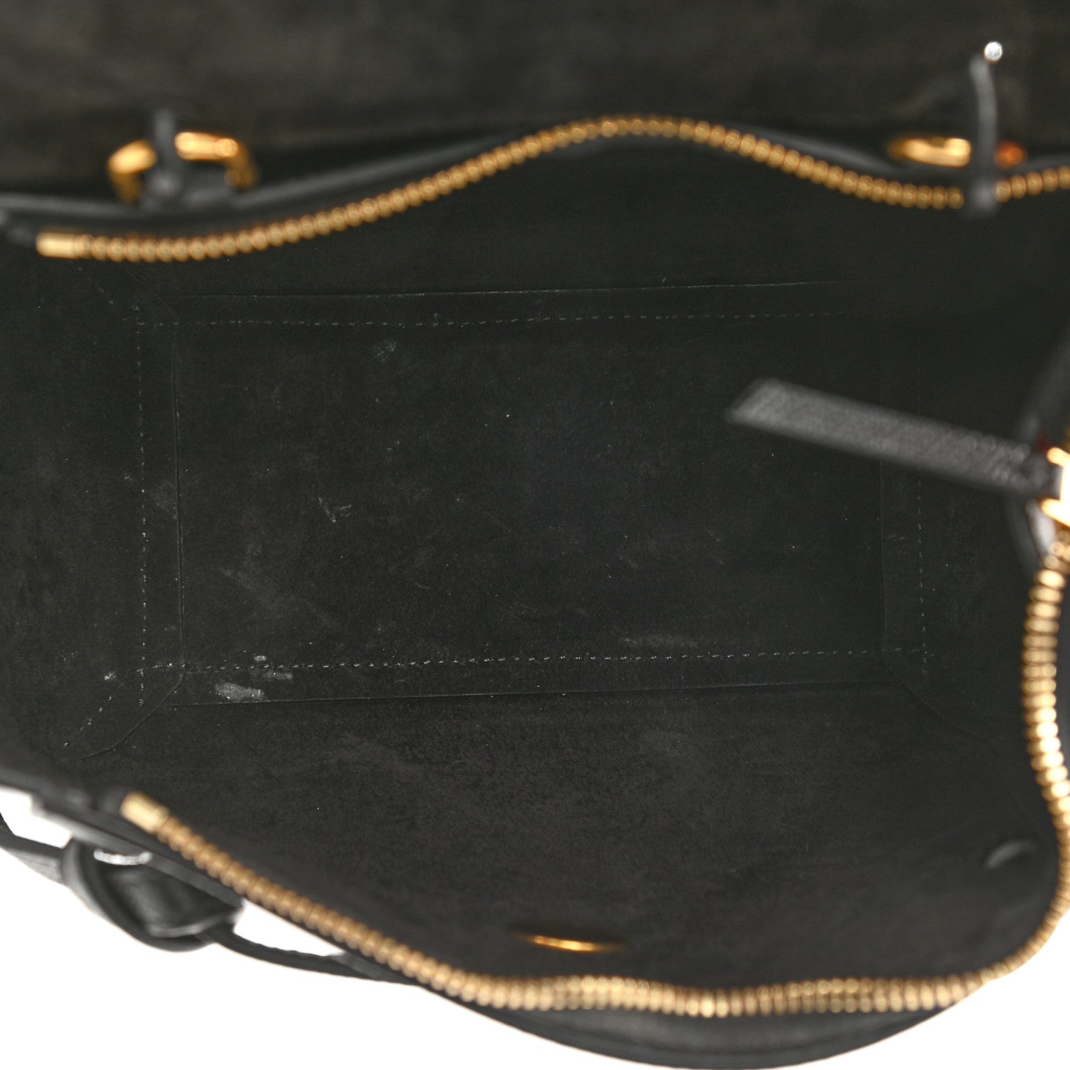 Celine Grained Calfskin Nano Belt Bag Black 5 of 10