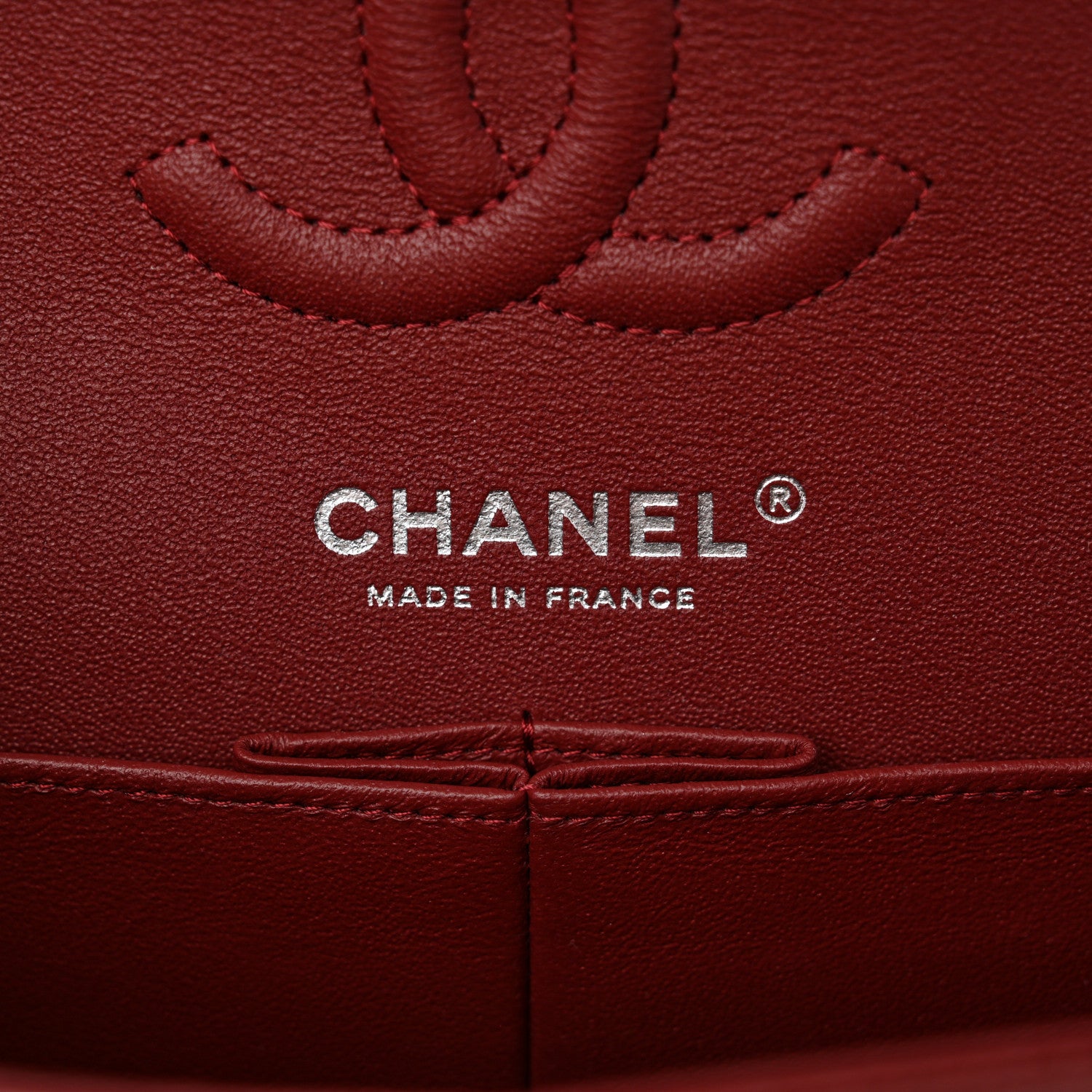 Chanel Caviar Quilted Small Double Flap Burgundy 6 of 11