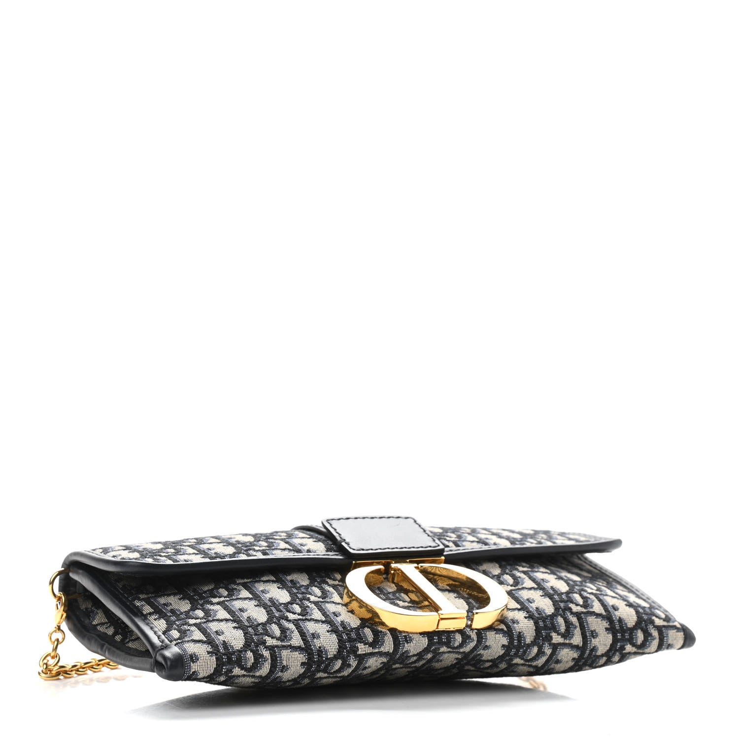Christian Dior Oblique 30 Montaigne Chain Pouch Blue 4 of 9