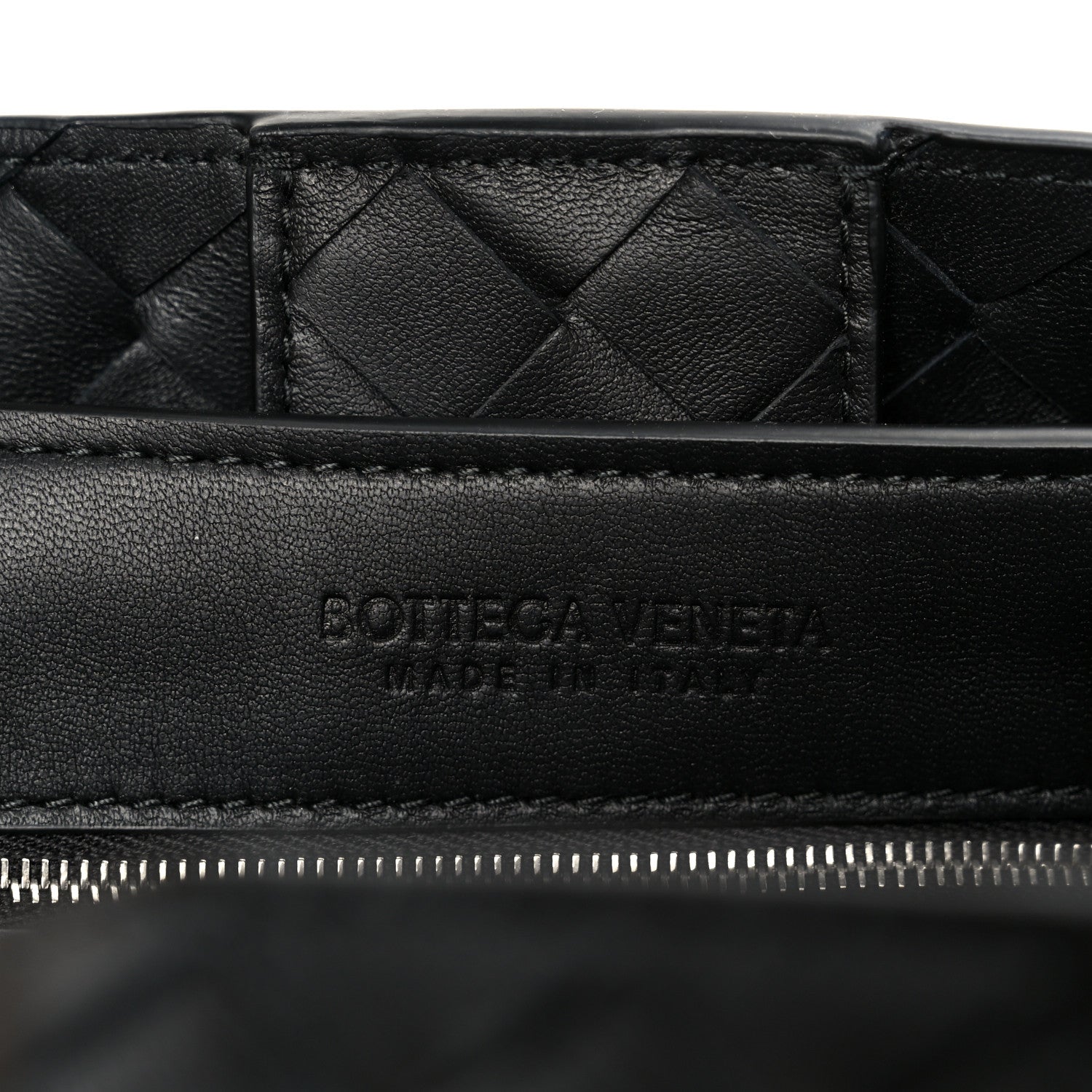 Bottega Veneta Nappa Intrecciato Medium Andiamo Shoulder Bag Black 9 of 13