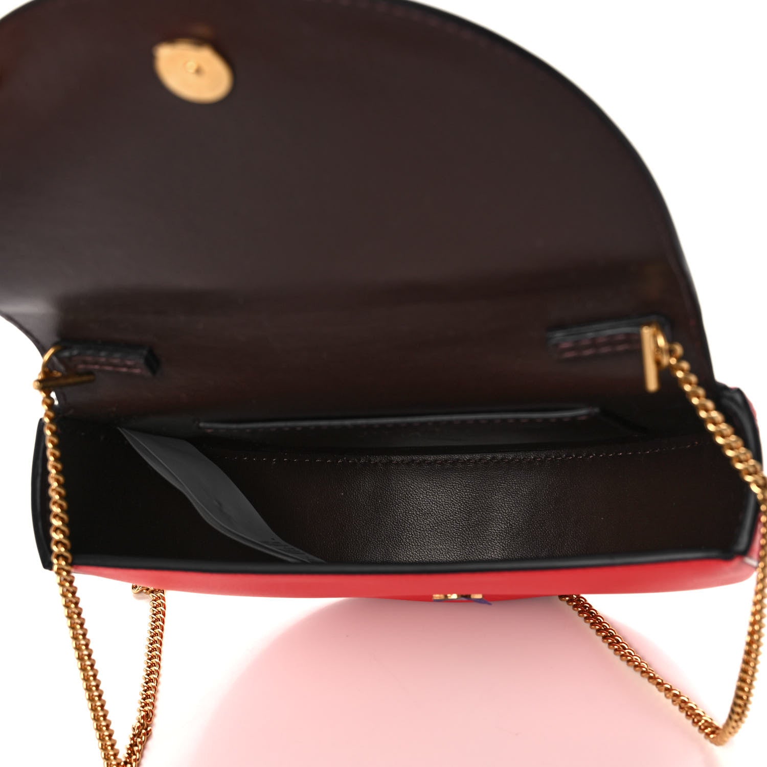 Versace Smooth Calfskin Virtus Belt Bag Red 4 of 10