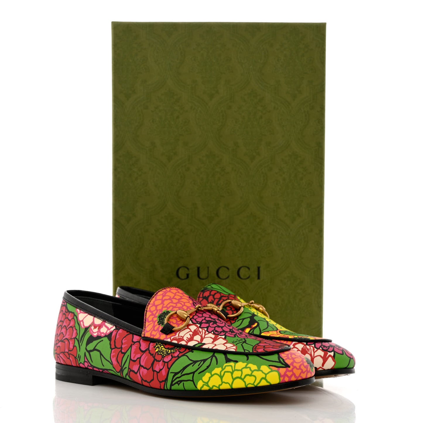 X KEN SCOTT Canvas Infinity Pomponica Womens Jordaan Loafers 36 Pink Green Black