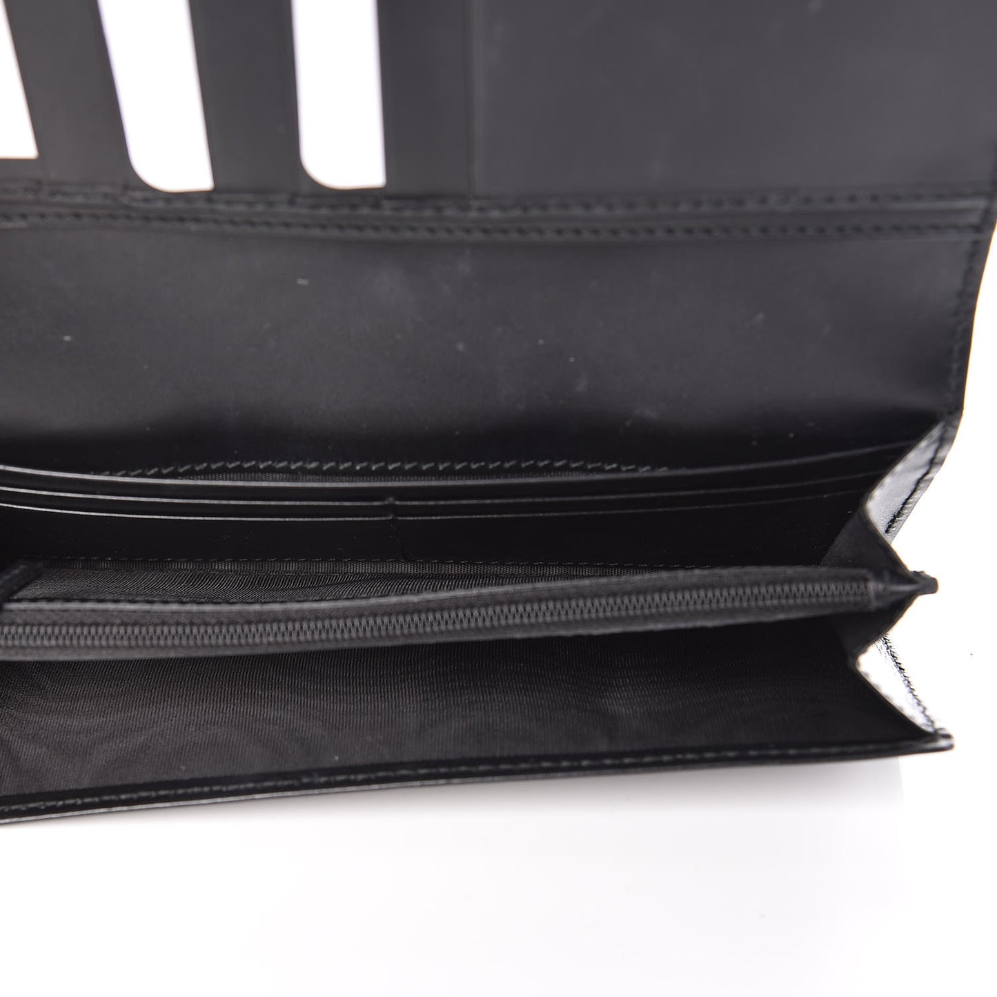 Guccissima Avel Continental Flap Wallet Black