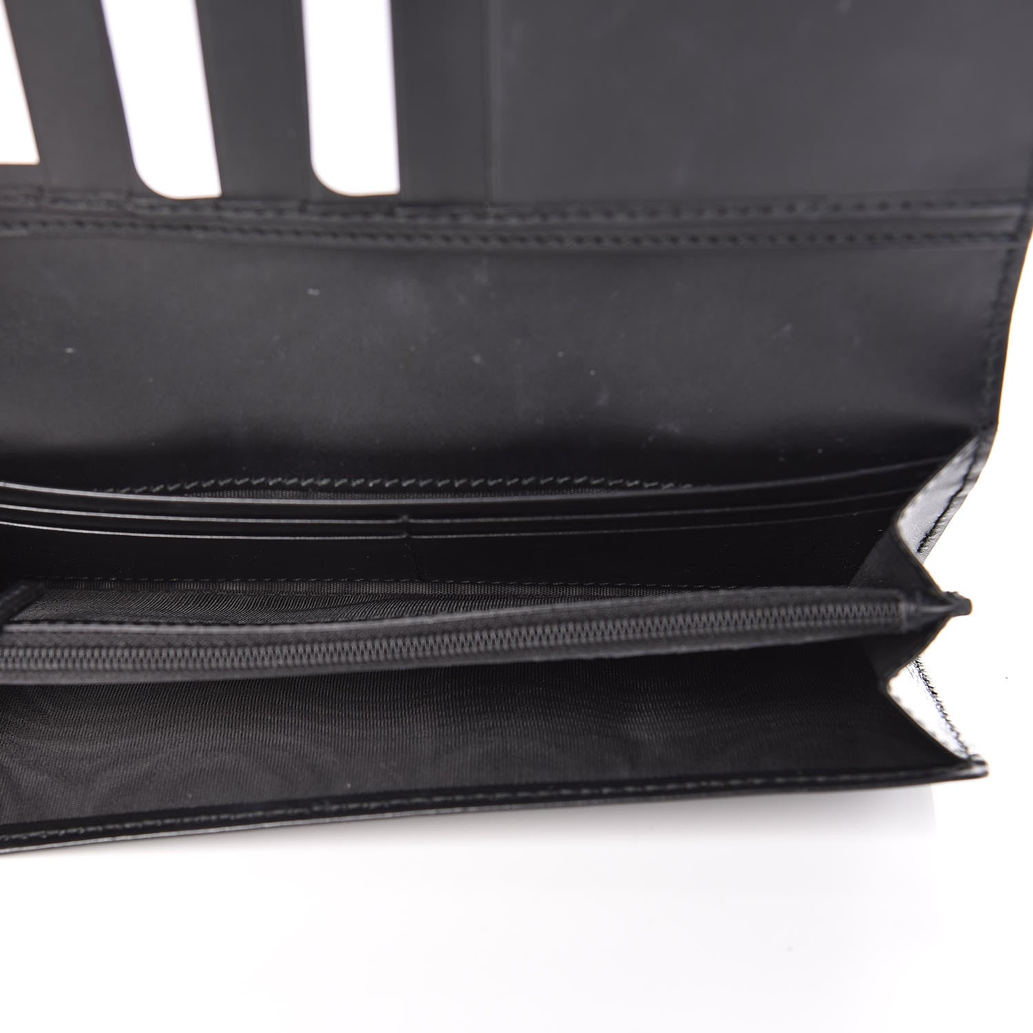 Gucci Guccissima Avel Continental Flap Wallet Black 6 of 9