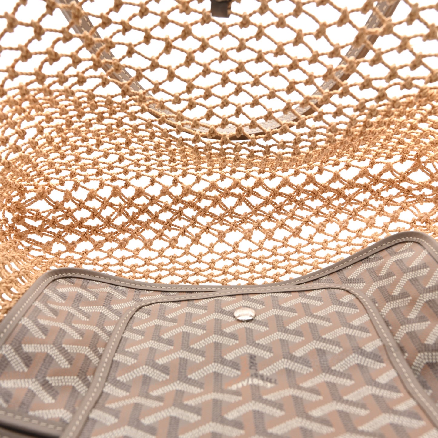 Goyardine Net Aligre Tote Grege