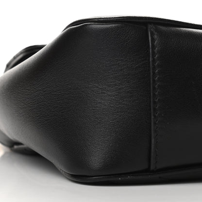 Gucci Calfskin Matelasse Small GG Marmont Shoulder Bag Black 8 of 10