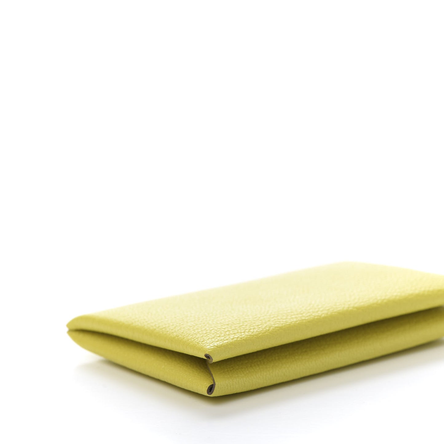 Chevre Mysore Calvi Card Case Lime