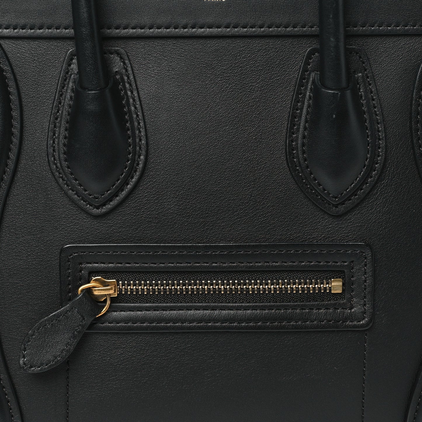 Smooth Calfskin Nano Luggage Black