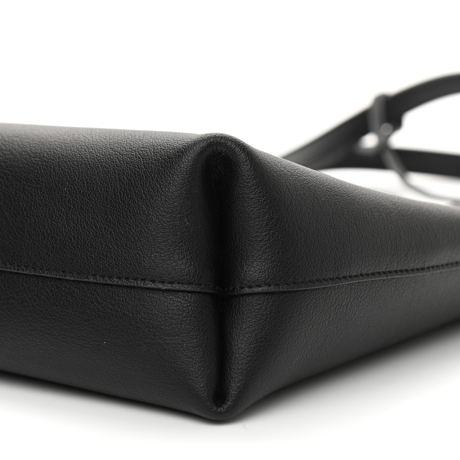 Saint Laurent Calfskin Toy Shopping Tote Black 7 of 9