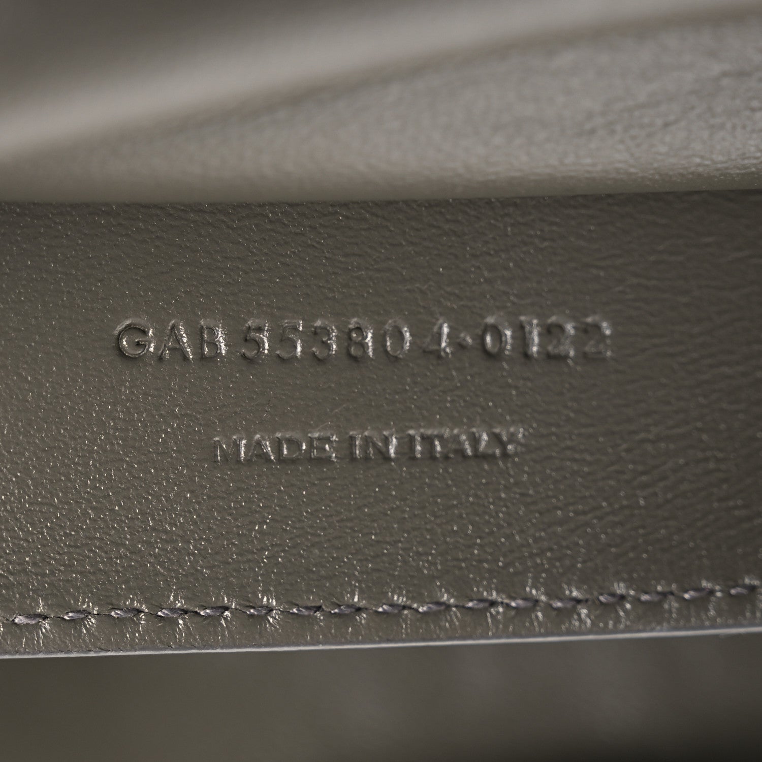 Saint Laurent Smooth Calfskin Suede Medium Reversible Monogram Kate Satchel Taupe 7 of 13