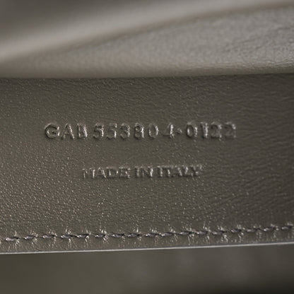 Saint Laurent Smooth Calfskin Suede Medium Reversible Monogram Kate Satchel Taupe 7 of 13
