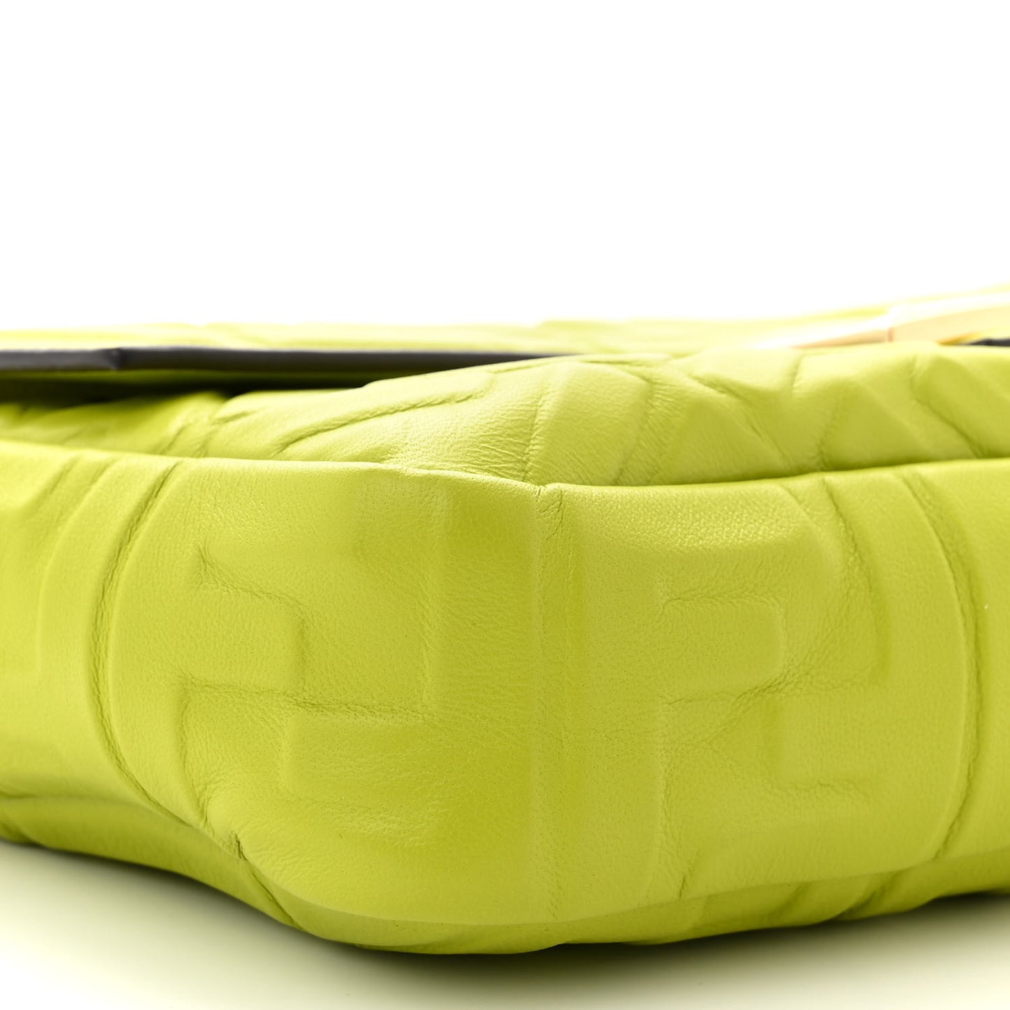 Nappa FF 1974 Embossed Baguette Wasabi