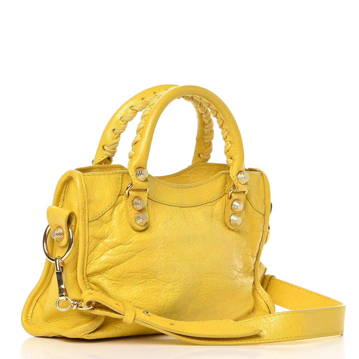 Balenciaga Agneau Giant 12 Gold Hardware Mini City Curry 3 of 11